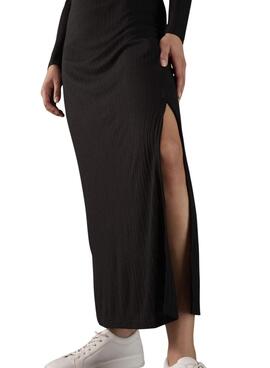 Schwarzes Calvin Klein Jeans Sheer Kleid für Damen.