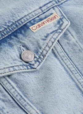 Damenjacke Calvin Klein Jeans Boxy Denim im Jeans-Look