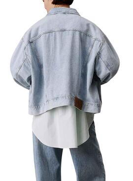 Damenjacke Calvin Klein Jeans Boxy Denim im Jeans-Look