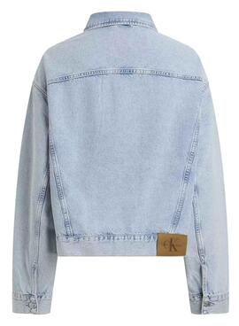 Damenjacke Calvin Klein Jeans Boxy Denim im Jeans-Look
