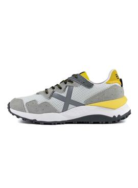 Turnschuhe Munich Shibuya 23 grau und gelb für Herren