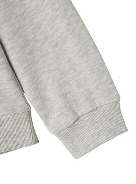 Sudadera Name It Bukak grau für Mädchen