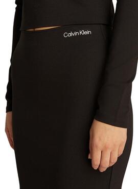 Rock Calvin Klein Jeans Milano schwarz für Damen.