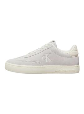 Sneakers Calvin Klein Jeans Classic Cupsole grau für Damen.