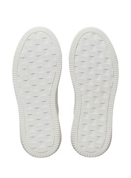 Sneakers Calvin Klein Jeans Chunky Cupsole weiß und rosa für Damen