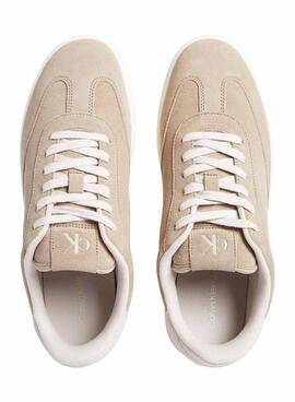 Turnschuhe Calvin Klein Jeans Classic Cupsole beige für Herren