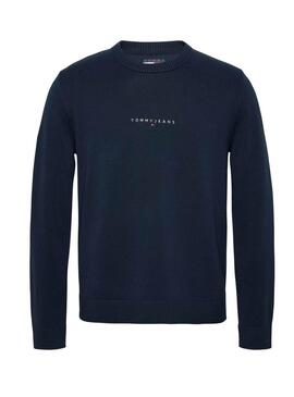 Tommy Jeans Linear Marine Jersey für Herren.
