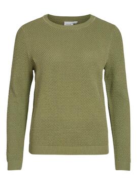 Grünes Vila Vidalo Jersey für Damen