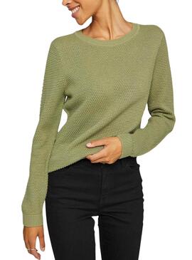 Grünes Vila Vidalo Jersey für Damen