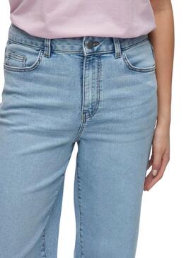 Hose Vila Viemma in hellem Jeans für Damen