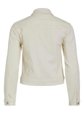 Damen-Jeansjacke Vila Vinus in Weiß