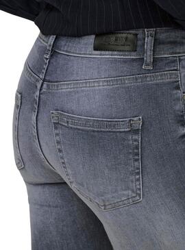 Only Blush graue Damenjeanshose