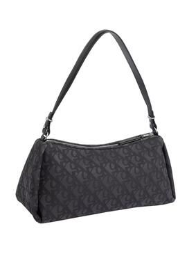 Handtasche Calvin Klein Monogramm schwarz für Damen