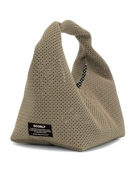 Tasche Ecoalf Tikaalf Mini in Taupe für Damen