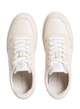 Turnschuhe Calvin Klein Classic Cupsole beige für Herren