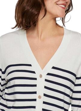Strickjacke Vila Wennie gestreift für Damen