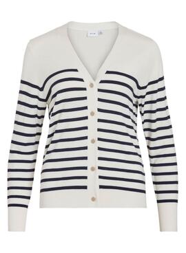 Strickjacke Vila Wennie gestreift für Damen