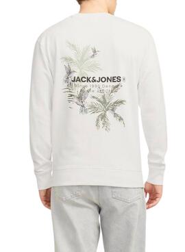 Sweatshirt Jack and Jones Hawaii beige für Herren