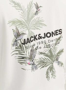 Sweatshirt Jack and Jones Hawaii beige für Herren