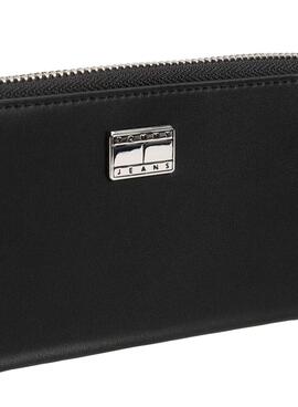 Tommy Jeans Cool Large Geldbörse in Schwarz für Damen