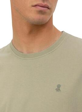T-Shirt El Pulpo Logo grün für Männer