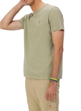 T-Shirt El Pulpo Logo grün für Männer