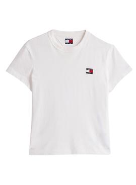 T-Shirt Tommy Jeans Reg weiß für Damen