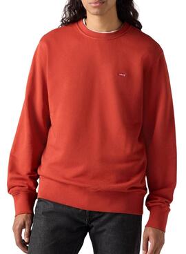 Sweatshirt Levis Original rot für Herren.