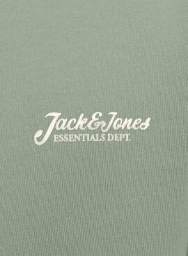 Sudadera Jack and Jones Beau grün für Herren
