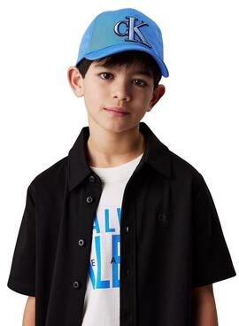 Kappe Calvin Klein Jeans Monolog blau für Jungen