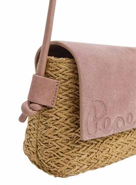 Handtasche Pepe Jeans Barker Sweet Rosa für Damen.