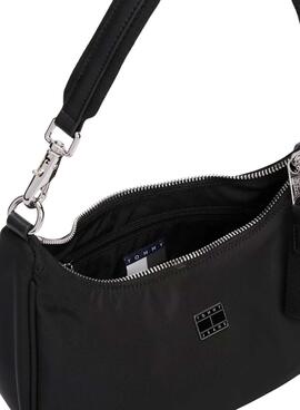 Handtasche Tommy Jeans Iconic Shoulder schwarz für Damen