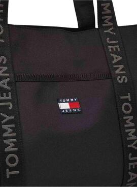 Handtasche Tommy Jeans Daily Tote in Schwarz für Damen.