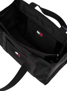 Handtasche Tommy Jeans Daily Tote in Schwarz für Damen.