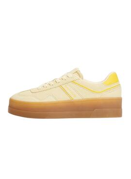 Tommy Jeans Sneaker The Greenwich Platform in Gelb für Damen