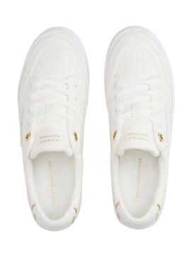 Sneaker Tommy Hilfiger Vulc Textile weiß für Damen
