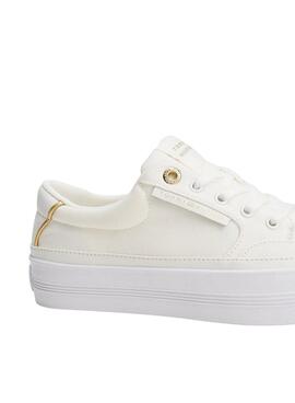 Sneaker Tommy Hilfiger Vulc Textile weiß für Damen