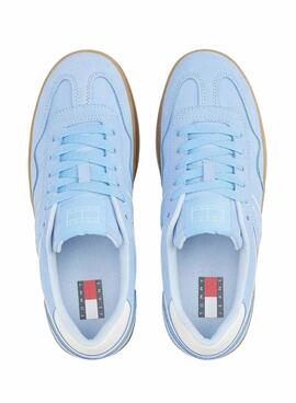 Turnschuhe Tommy Jeans Greenwich Platform blau für Damen