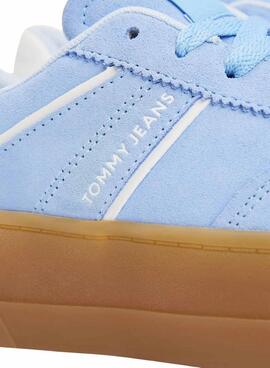 Turnschuhe Tommy Jeans Greenwich Platform blau für Damen