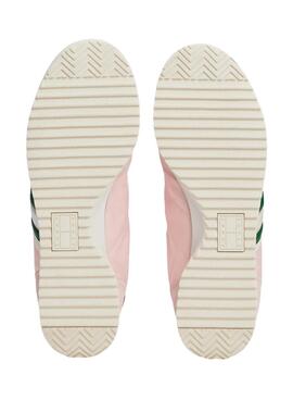 Sneaker Tommy Jeans Retro Runner in Pink für Damen.