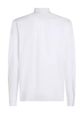 Weißes Tommy Hilfiger Core Flex Hemd für Herren.