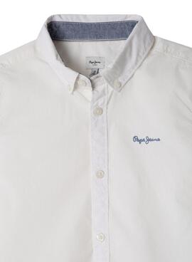 Hemd Pepe Jeans Camdem weiß für Jungen