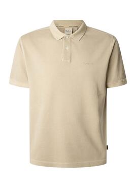 Poloshirt Pepe Jeans New Oliver beige für Herren