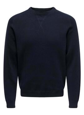 Pullover Only und Sons Spin Marine für Herren