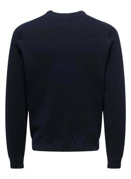 Pullover Only und Sons Spin Marine für Herren
