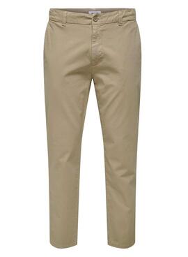 Hose Only and Sons Free in Beige für Herren.