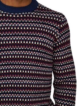 Pullover Only and Sons Musa Marine für Herren.