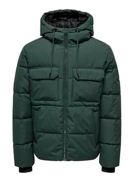 Jacke Only and Sons Selijah in Grün für Herren