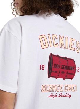 T-Shirt Dickies Service Crew weiß für Herren