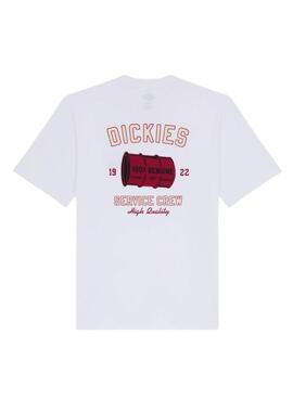 T-Shirt Dickies Service Crew weiß für Herren